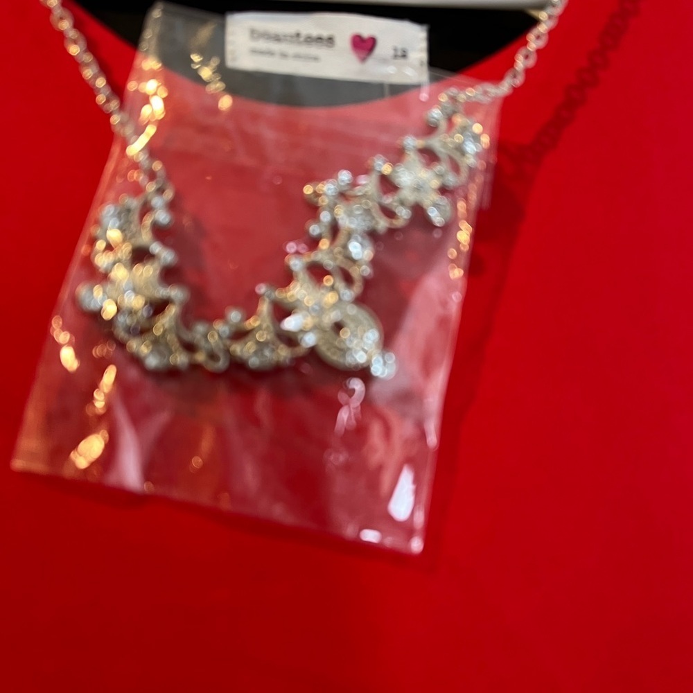 Beautee's Holiday Big Girls 3-Pc Velvet Shrug Dress w/Necklace (NEW) - Picture 4 of 16